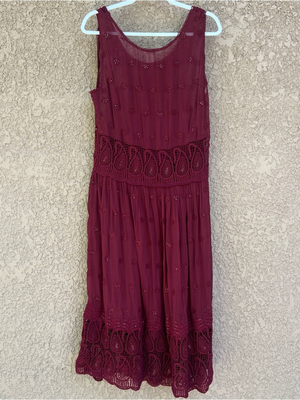 Sundance Lace Maxi Dress Womens XL Romantic Whimsical Renaissance NWT - Picture 9 of 15